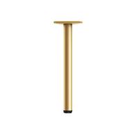 1 Pz Gambe Regolabili per Mobili in Metallo Piedini per Tavoli in Lega di Alluminio Effetto Cilindrico,per Piani di Lavoro,Barra,Tavolo da pranzo,con Viti,Oro,Personalizzabile (85cm(33.4in))