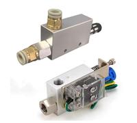 1 pz Generatore di Vuoto Aria di Scarico Eiettore Pressione Pneumatica EV-10 15 20 25 Valvola di Controllo Negativo iniettore di Vuoto vestito UN set(EV-20-10MM)