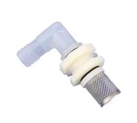 1 pz Giunti a gomito for acquario in acciaio inossidabile da 20 mm, connettori di drenaggio for serbatoio d'acqua, giunto for tubo di irrigazione da giardino(1l2-11.1mm)