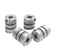 1 pz Giunto flessibile for albero D50L60 Giunto a doppia membrana in alluminio Connettore elastico Vite a sfere Servomotore passo-passo(18x22)