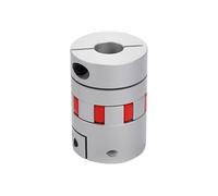 1 pz Giunto flessibile in alluminio D20L25 Giunto elastico for motore a ragno Giunto for albero a ganascia CNC 6,35/7/8/10 mm(5x6)