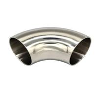 RAMBEX 1 Pz Gomito Sanitario in Acciaio Inox 304 90 Gradi Lucidatura A Specchio Interna Ed Esterna Stampaggio Raccordi for Tubi Saldati Lucidi Gomito(60-2mm)