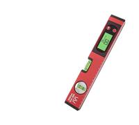 1 pz goniometro digitale inclinometro livella a bolla d'aria livello elettrico magnetico inclinometro elettronico righello con LED(Red-300mm)
