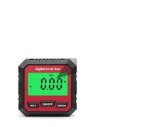 1 pz Goniometro Universale Magnete Righello 90 ° 180 ° Inclinometro Digitale Misuratore di Livello Goniometro Angolo Smussato Tester Strumenti di Misura(Red blister)