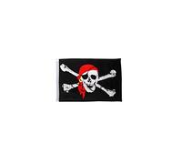 1 pz Grande Crossbones Pirata Bandiera Jolly Roger Da Appendere Con Occhiello Senza Palo