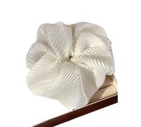 1 pz grandi scrunchies in vera seta for donne, scrunchie in raso di, elastici for capelli spessi, fermacoda che non danneggiano i(Style A)
