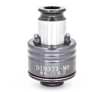 1 pz GT12 19 mm DIN Standard M2-M14 Set di pinze for maschiatura Mandrini for maschiatura pneumatica Mandrini for macchina con protezione da sovraccarico(M8(8-6.2))