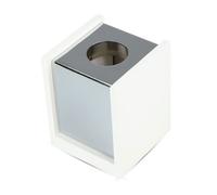 1 pz GU10 Fitting Gypsum Surface with Chrome Bottom Square