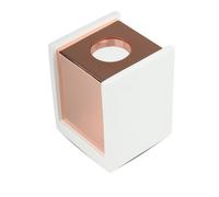 1 pz GU10 Fitting Gypsum Surface with Matt Rose Gold Bottom Square