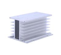 1 pz H-150 Base dissipatore di calore con ventola radiatore 80x80x25mm 220VAC for relè a stato solido trifase SSR DA AA 10A 25A 40A 60A 75A 80A(H-150 and Fan 24V)
