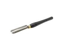 1 pz HSS Sgorbia for sgrossatura Tornio Scalpello Utensili for tornitura del legno, 20/30/40 / 50mm Lavorazione del legno Mandrino for sgorbia Sgorbia con manico in legno trattato annerito (Color : 2