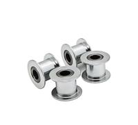 1 pz HTD 3M 2GT 20/24/25/30/40 denti Alesaggio 5/6/8/12 mm Larghezza cinghia 10/15 Cuscinetto tensionamento Ruote sincrone Stampante 3D(Belt Width 15mm,25T Bore 6mm)