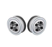 1 pz HTD 3M 36T 38T 40T 42T 44T 45T 46 denti puleggia dentata senza chiavetta boccola foro 5 mm-10 mm-32 mm for larghezza cinghia 10/15 mm(Bore 9mm,46T,11mm(for 10mm belt))