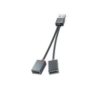 (1 pz) HUB USB 1 ingresso 2 uscite Cavo splitter USB per auto Cavo adattatore multifunzione Cavo di