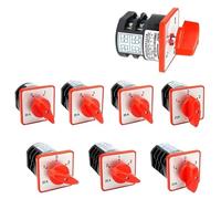 1 pz HZ5D-20/4 Interruttore a camme rotante combinato 20 A 4 KW 1 2 3 4 sezioni 3 poli 3 posizioni HZ5D L01 L02 L03 M04 M05 M08(HZ5D-M08(102) 4 sect)