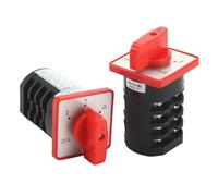 1 pz HZ5D-20/4 M07 M08 20A 4KW 3 Posizioni 4 Poli 16 Viti for Motore A Due Velocità E Combinazione di Avviamento Interruttore a Camma(20A 4kW M08)