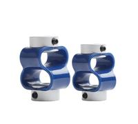 1 pz. Il giunto elastico a forma di 8 in lega di alluminio e poliuretano può essere utilizzato nelle macchine da stampa(LS-D-D23L24 Reverse)