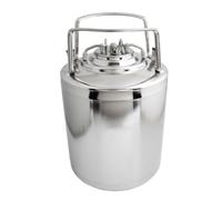 1 Pz In Acciaio Inox Azoto Caffettiera Barilotto Di Birra Palla Di Blocco Pressurizzare Growler Distributore Di Birra Birra Fatta In Casa Birra Birra Artigianale Barile ( Color : 15L )