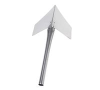 1 Pz In Acciaio Inox Giardino Manico In Metallo 90 Gradi Angolo Esterno Cazzuola Stucco Raschietto