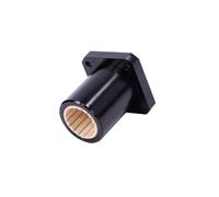 1 pz Ingegneria di Plastica Quadrato Flangiato Cuscinetto Lineare J-LMK12/16/20/25/30/35/J-LMK40 Cuscinetti di Movimento Lineare Scorrevoli Guida(J-LMK30 30x45x64mm)