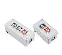 1 pz Interruttore a fibbia a pressione TPB-2 Interruttore a pulsante di ripristino automatico a due posizioni e tre posizioni Interruttore di avvio Pulsante di controllo Scatola TPB-3(TPB-3)