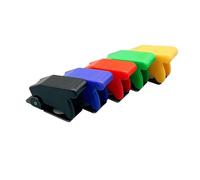 1 pz. Interruttore a levetta a LED illuminato 12 V for cruscotto auto con copertura for auto, barca, camion, illuminato rosso e verde(70A)