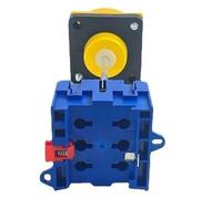 1 pz Interruttore di isolamento YMD11-25B con lucchetto Palo in alluminio 25A 32A 3P Interruzione del carico Interruzione di corrente esterna Armadio elettrico(3P 6Terminals,25A)