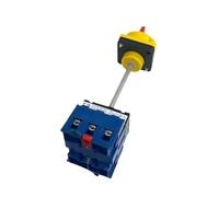 1 pz Interruttore di sezionamento con barra in alluminio Montaggio su guida DIN 80A 3/P Lucchetto On-off Camma rotante Controllo armadio YMD11-80B/4P(3P)