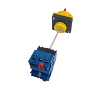 1 pz Interruttore di sezionamento con lucchetto 40A 3P/4P 2 posizioni Interruttori a camme rotanti on-off Controllo armadio YMD11-40B/4P(4P)