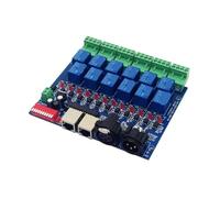 1 PZ interruttore relè a 12 vie interruttore 12CH dmx512 uscita relè controller WS-DMX-RELAY-12CH-10A controllo relè DMX512, (massimo 10A)