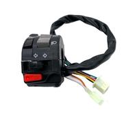 1 PZ Interruttore Sinistro 22mm 7/8 "Moto Manubrio Faro Indicatori di direzione Fendinebbia Corno Compatibile Con ATV Yamaha RXK 125 HONDA(Without choke)