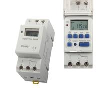 1 pz Interruttore temporizzato digitale DIN Rail TP8A16 programmabile settimanale elettronico microcomputer interruttore orario 220V 230V 6A-30A(12V)