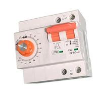1 pz interruttore timer elettrico on/off timer meccanico 240 V 220 V Max 63 A con interruttore automatico 2P intervallo di impostazione del tempo 1 min-2 ore