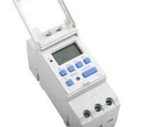 1 pz Interruttore timer montaggio su guida DIN relè digitale TP8A16 orologio settimanale programmabile microcomputer elettronico 220V48V 30A 12V AC campanello(Lock-48V)