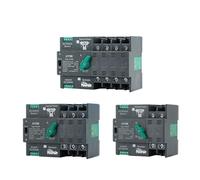 1 pz. Interruttori di trasferimento automatici a doppia alimentazione Din Rail ATS ininterrotti 63A 100A 50/60HZ 2P 3P 4P 220V(4,220V 20A)
