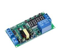 1 pz IO23B01 AC 110V-220V Convertitore Multifunzione Relè Auto-Bloccaggio Modulo Timer Ciclo Interruttore Ritardo