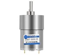 1 pz JGB37-3530 37MM Motore con ingranaggi in metallo DC 6V 12V 24V Coppia elevata 7-1600 giri/min(Motor and bracket,35,12V)