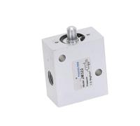 1 PZ JM322 Valvola meccanica pneumatica a pulsante femmina a 3 vie da 1/4 "12mm a 2 posizioni(No Fittings)