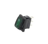 1 PZ KCD1 Interruttore Impermeabile 10A / 250 V IP67 3PIN 12 V / 220 V LED Interruttore A Pulsante A Bilanciere Tipo di Barca Interruttore ON-OFF ON-ON(Green,220V (ON-OFF))