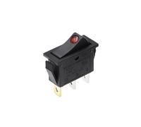 1 PZ KCD3 Interruttore a bilanciere ON-OFF ON-OFF-ON 2 posizioni 3 pin Apparecchiature elettriche con alimentazione luminosa 16 A 250 V / 20 A 125 V CA(Red cat eye)
