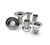 1 pz KF10 KF16 KF25 KF40 KF50 Morsetto for tubo flessibile a vuoto OD6 8 13 16 20 25 38 mm Raccordo for tubo adattatore flangia in acciaio inossidabile 304(KF16,40mm)