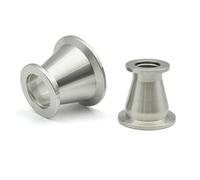 1 PZ KF16/25/40/50 Conico a Vuoto Riduttore 304 In Acciaio Inox Raccordo Rapido Riduttore Vuoto Raccordi Flangia 30/40/55/75 (KF10-KF16)