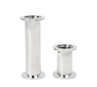 1 pz KF16 KF25 KF40 KF50 Flangia for tubo dritto sottovuoto Raccordi for tubi dritti a accoppiamento rapido Lunghezza 40-200 mm(200mm)