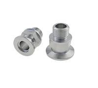 1 pz KF16 KF25 Raccordo for tubo flangiato esagonale filettato maschio G1/8" 1/4" 3/8" 1/2" 1" BSPP for vuoto(G Thread,KF25_3/4")