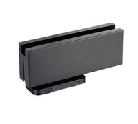 1 pz Kit di montaggio for chiudiporta a molla da pavimento for vetro singolo Oro rosa Nero opaco(Titanium Black-D)