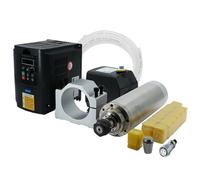 1 pz kit motore 2.2 kw 110 v/220 v/380 v raffreddato ad acqua + inverter YL/HY + pompa + staffa da 80 mm + 1 SET ER20 per(With YL inverter,110v)