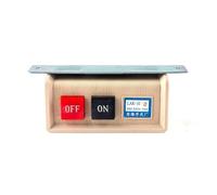 1 Pz LAK-10 ON/OFF Start Stop Interruttore a pulsante montato a incasso AC 380/220 V 10A Interruttore for macchina da cucire AYAZER