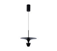 1 pz Lampadario LED 9W dal Design Moderno 30320100Cm Colore Nero 4000K