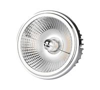 1 pz LED Spotlight Ar111 20W Changeable Reflector 40`D/20`D Silver 4000K