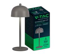 1 pz LED Table Lamp 1800mAH Battery 115300 3IN1 Grey Body